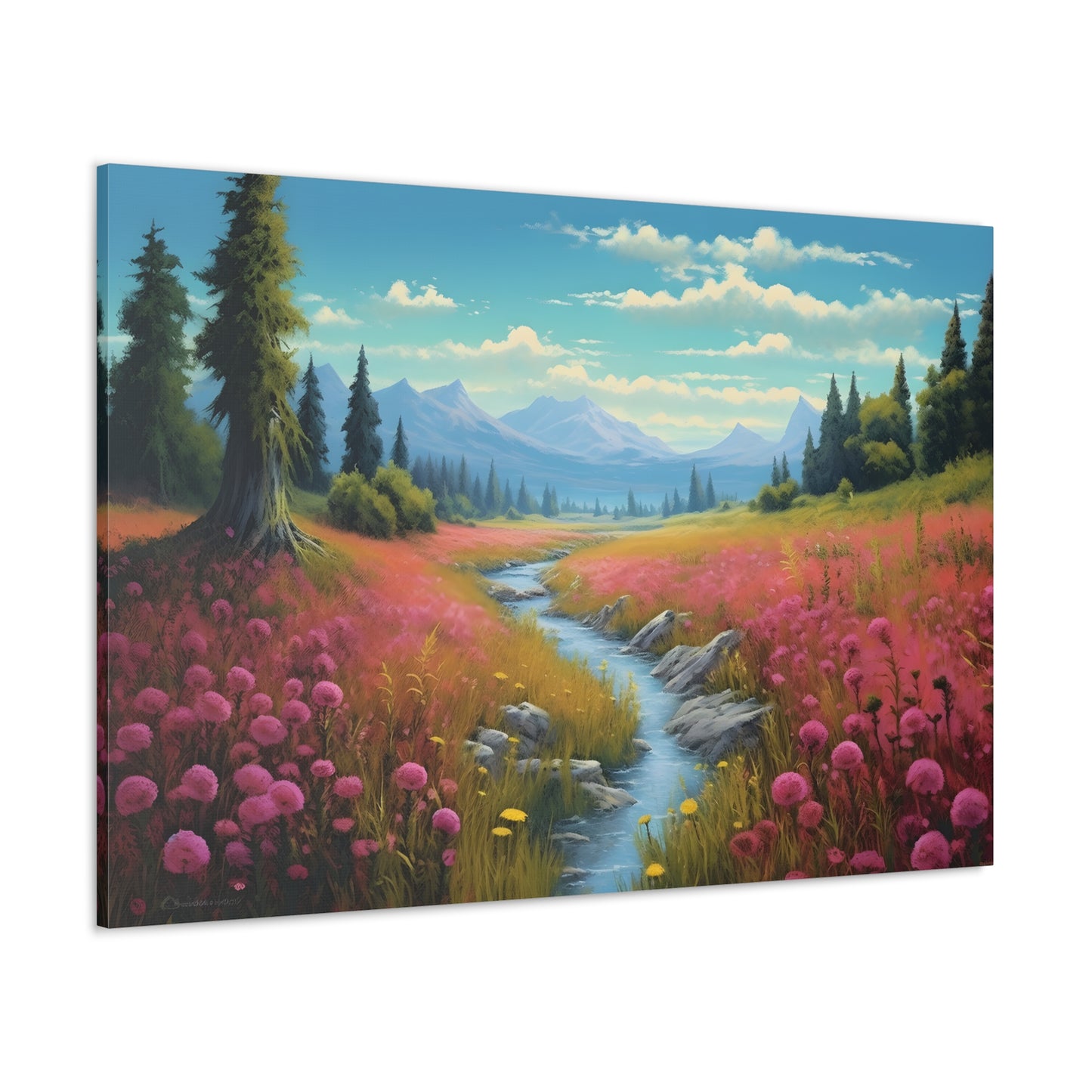 Slow Stream Through The Meadow