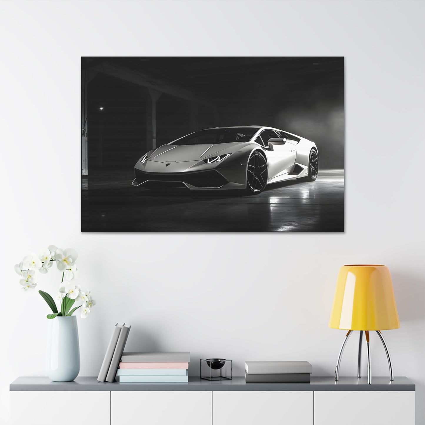 Silver Lamborghini