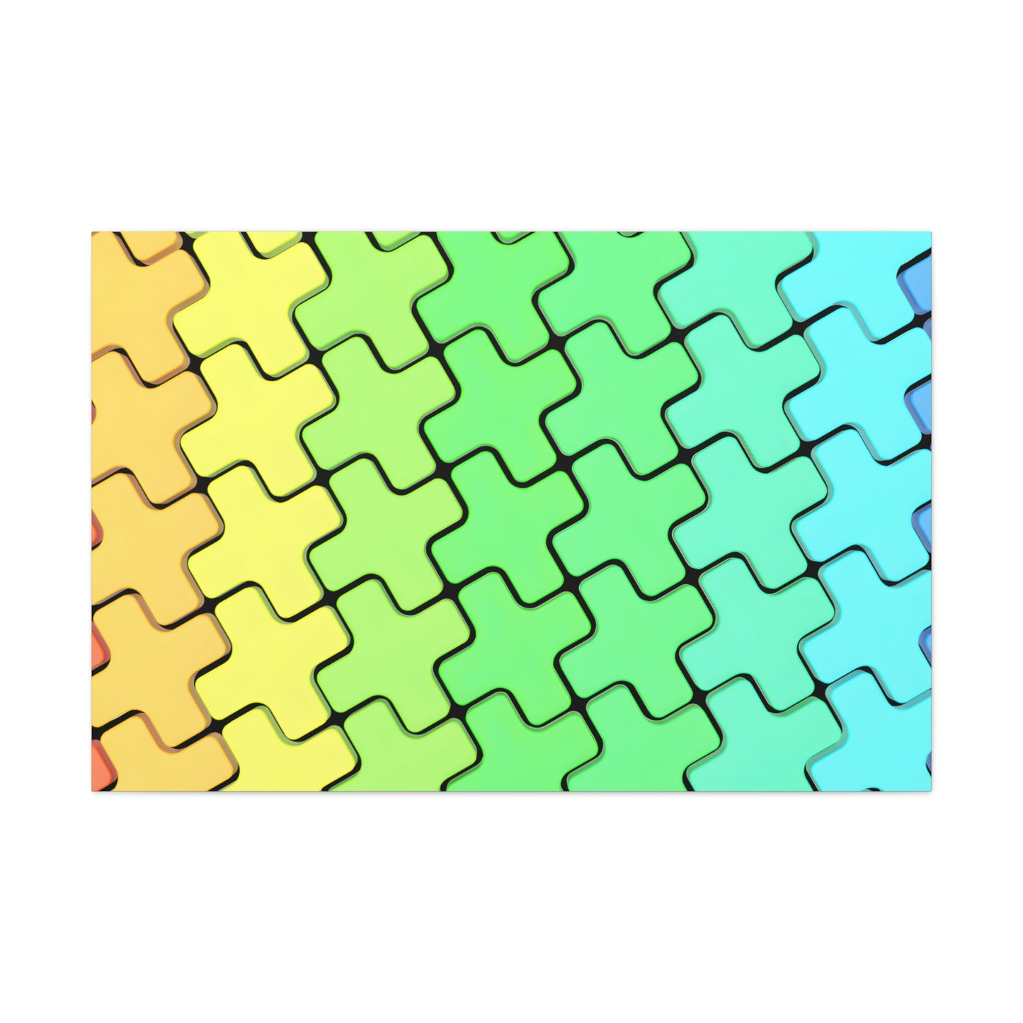 Gradient Puzzle Pieces