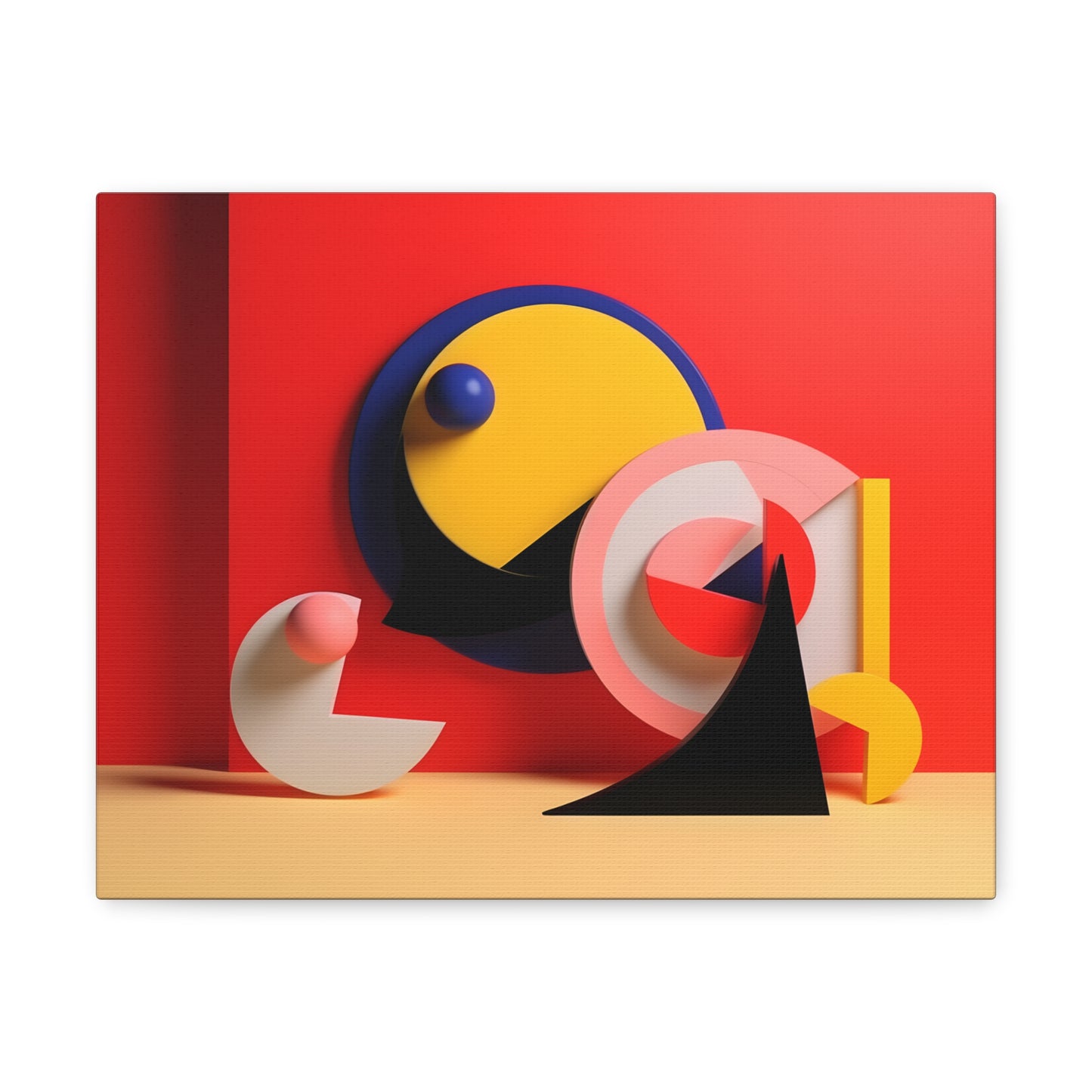 Abstract Pacman Pieces