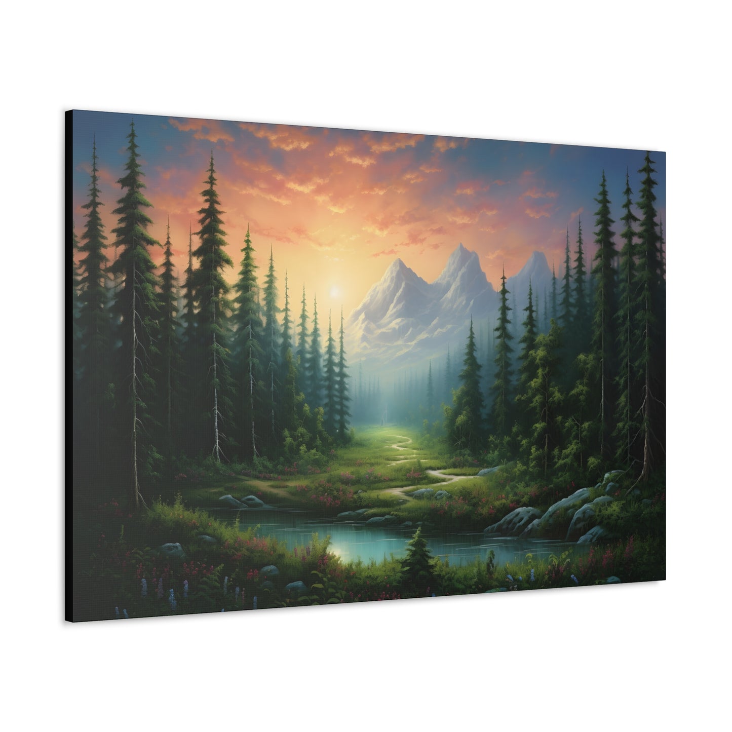 Lush Forest Mountain View