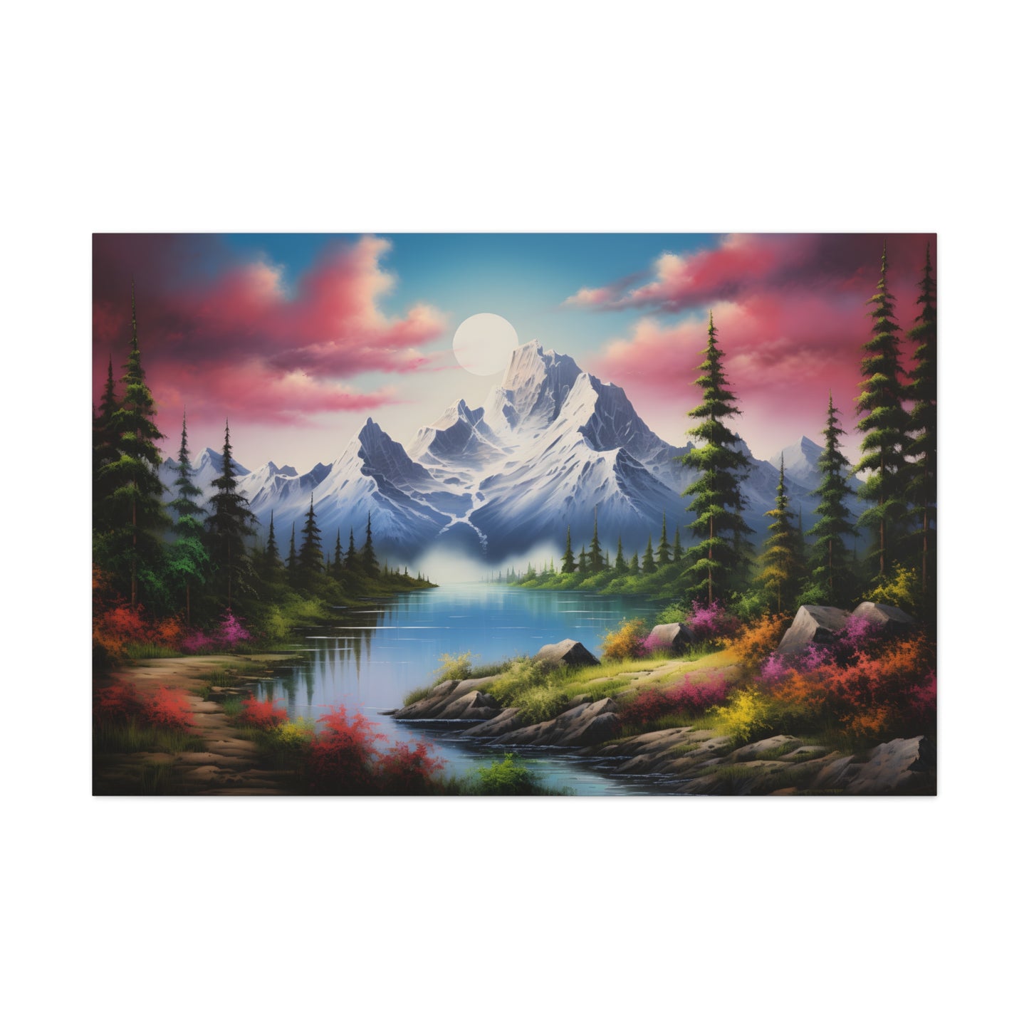 Serene Mountain Valley River