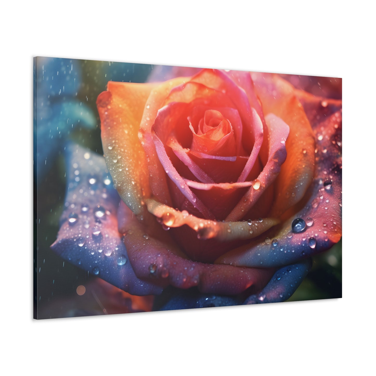 Morning Dew On Rose Petals