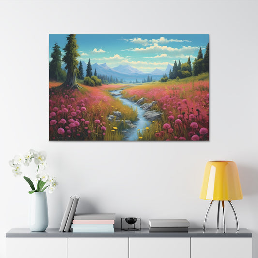 Slow Stream Through The Meadow