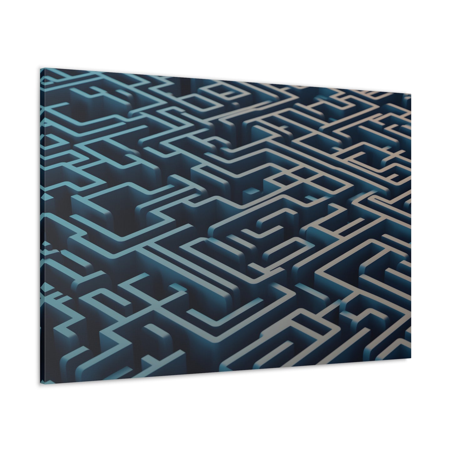 3D Maze Black Neon