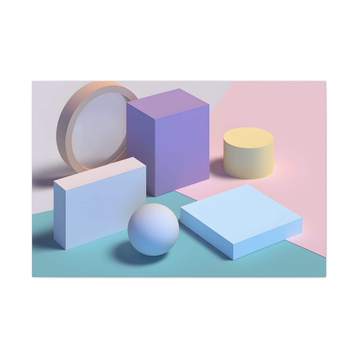 3D Pastel Pieces