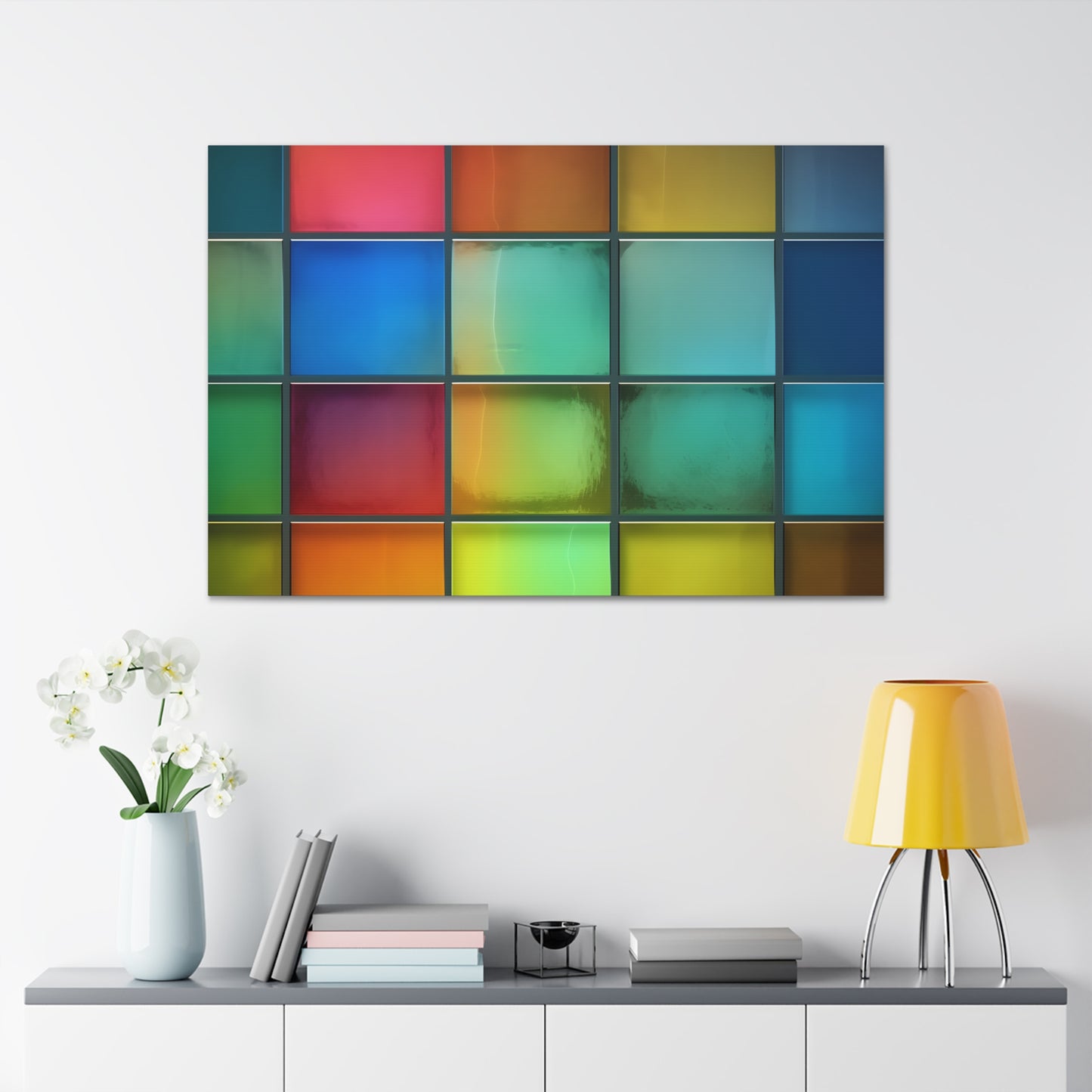 Colored Glass Squares
