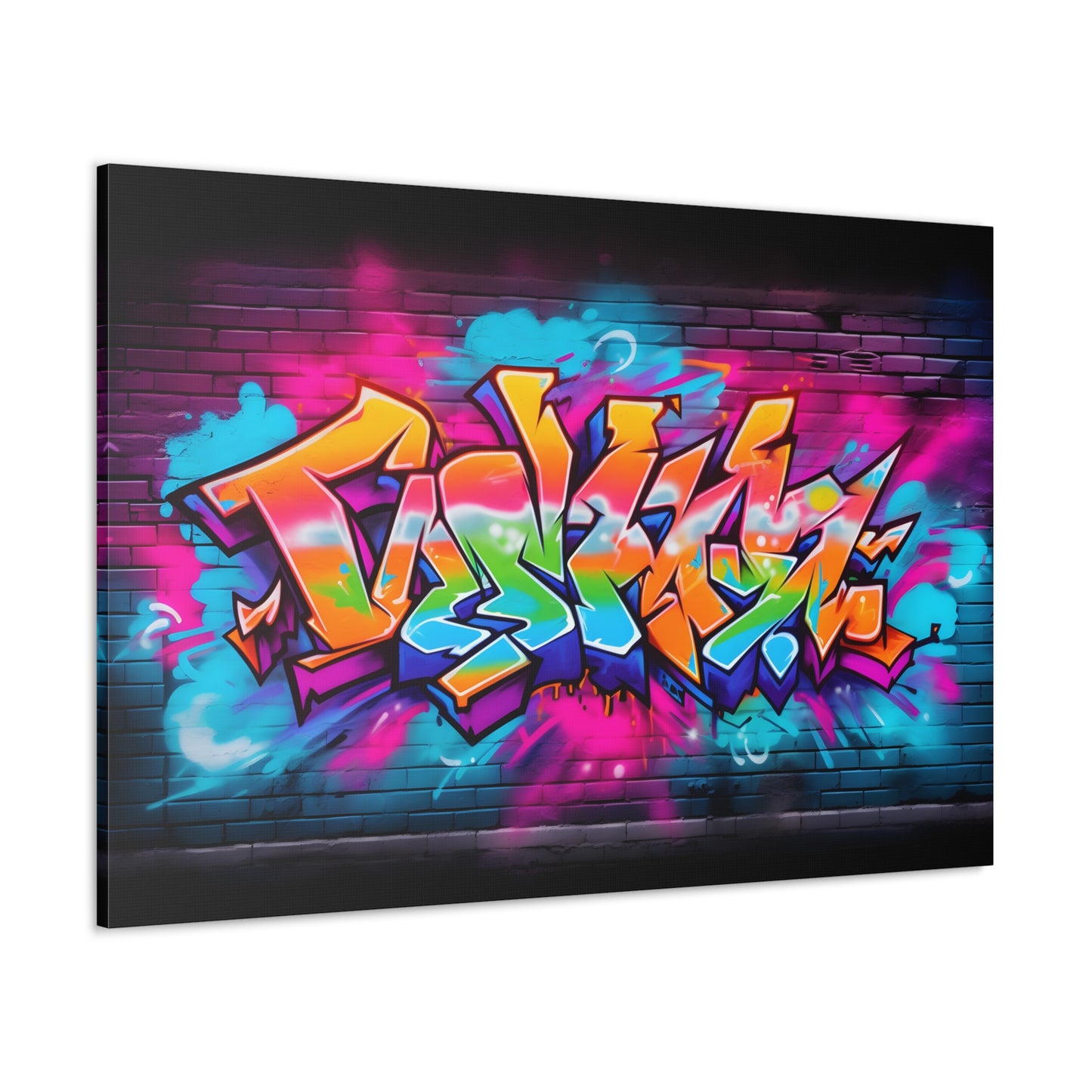 Vibrant Dayglow Graffiti