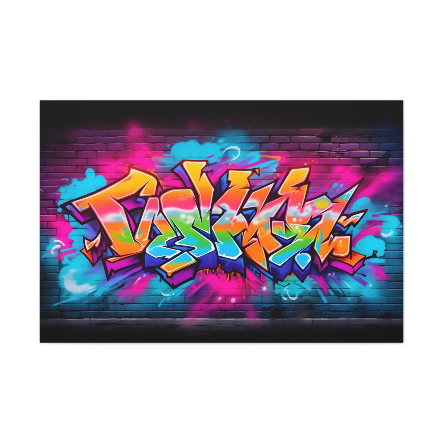 Vibrant Dayglow Graffiti