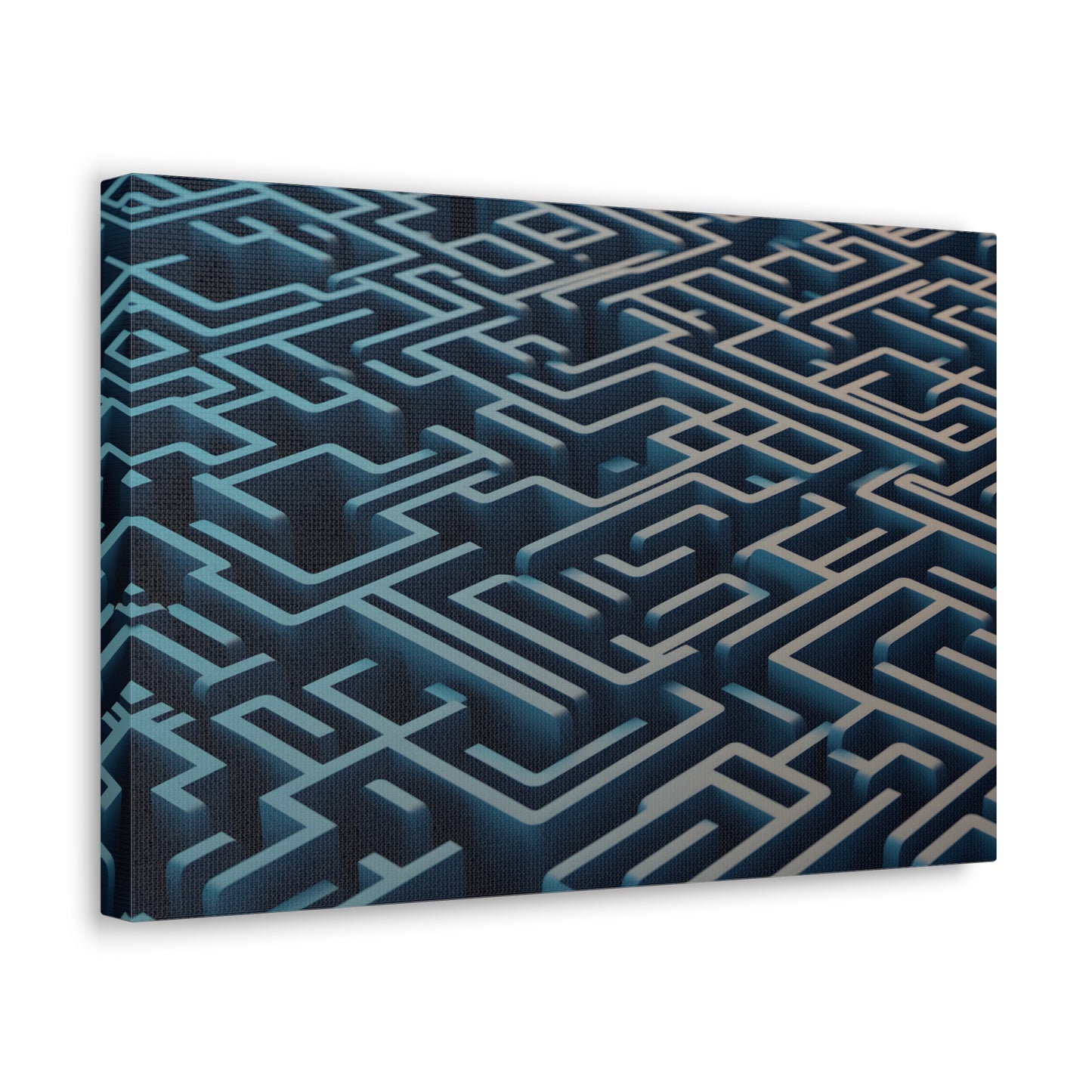 3D Maze Black Neon