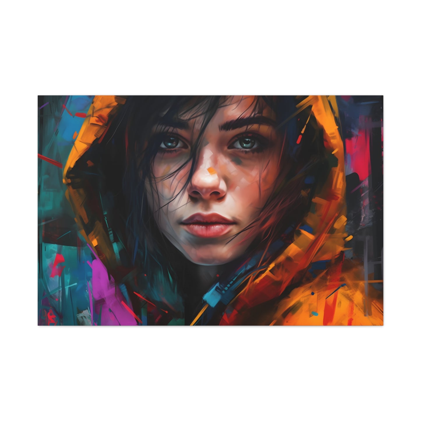 Beautiful Girl In The Rain