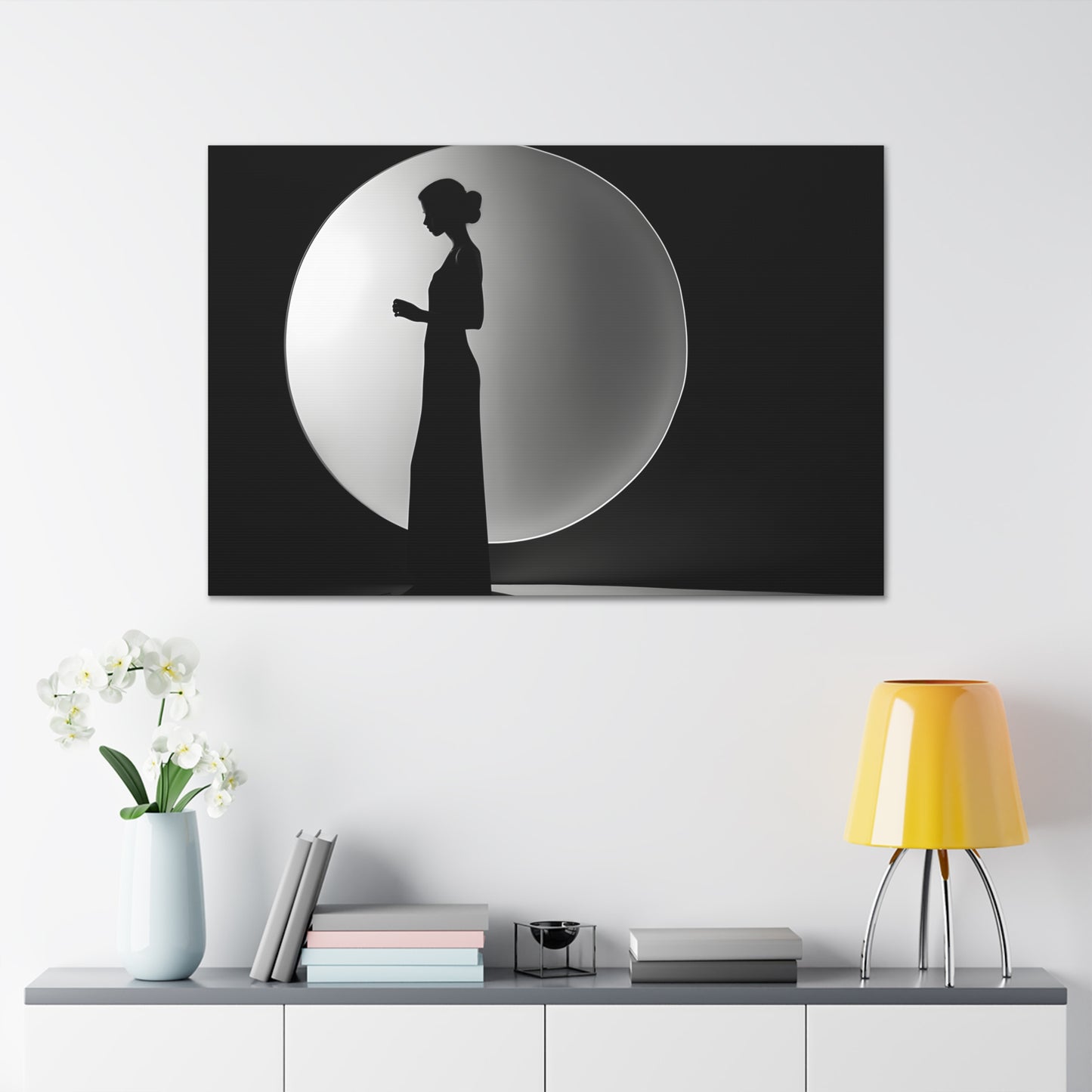 Elegant Silhouette of Beauty