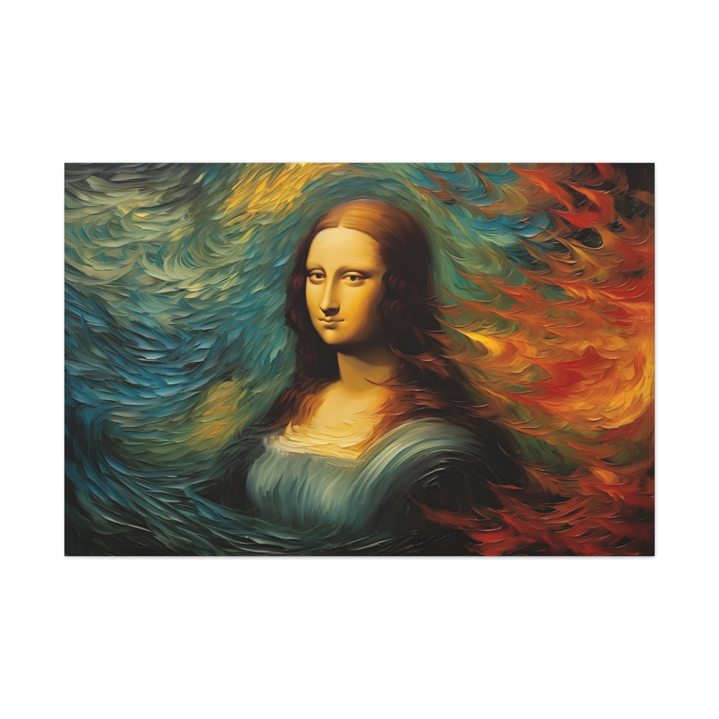 Mona - Van Gogh x da Vinci
