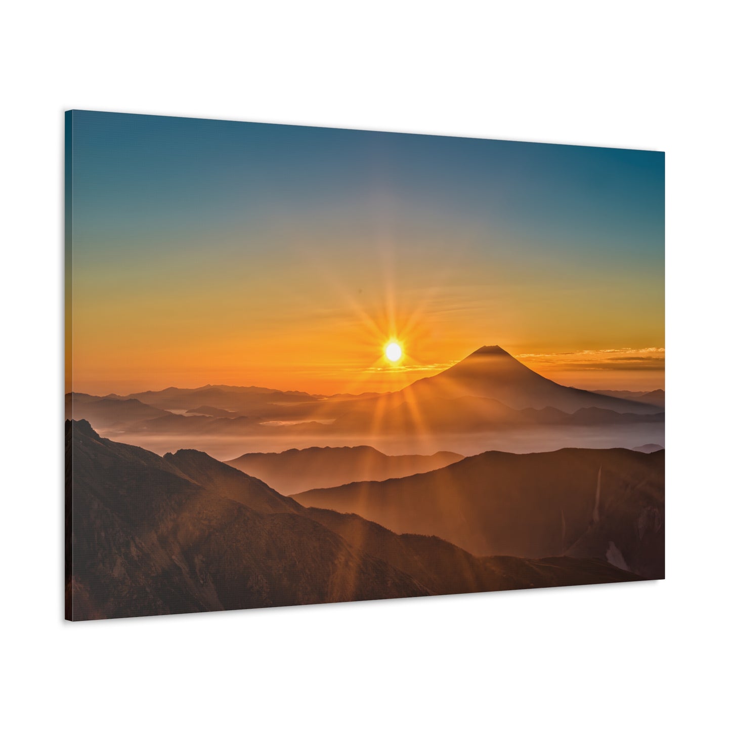 Mountain Range Sunrise