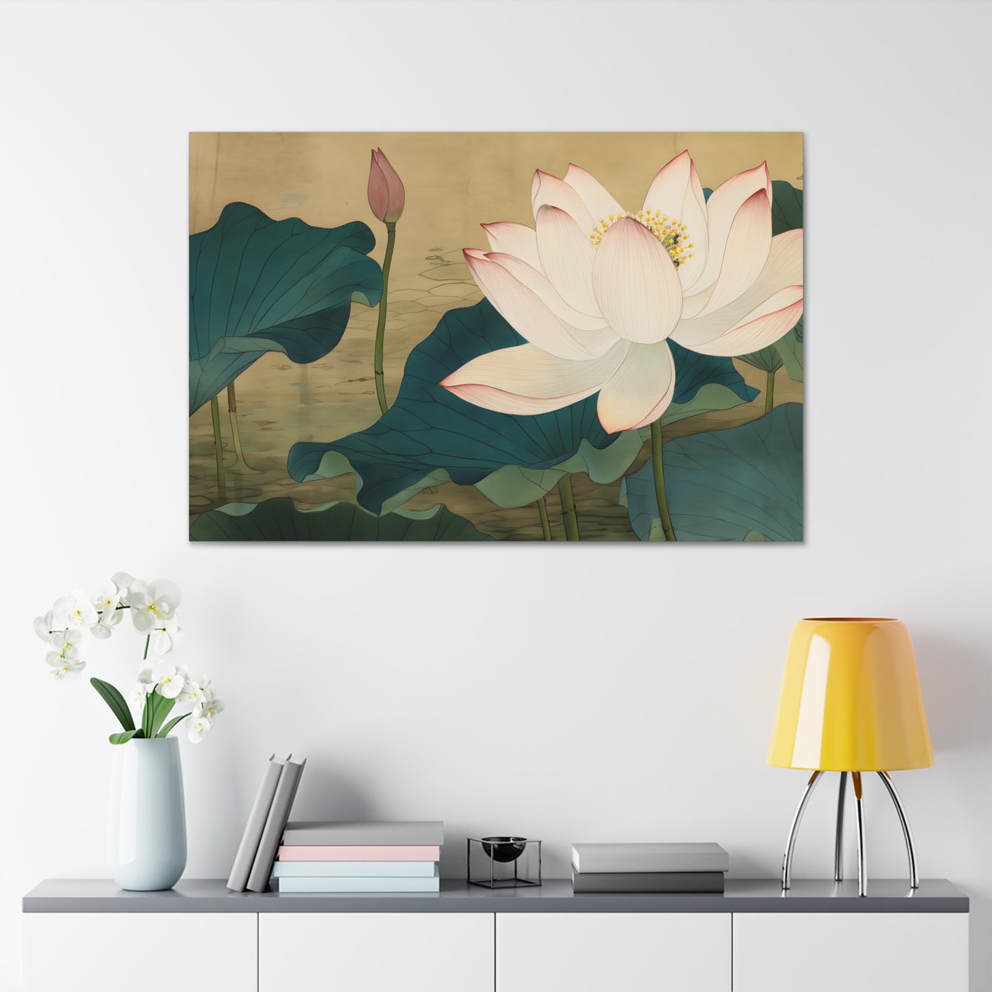 Vintage Oriental Lotus