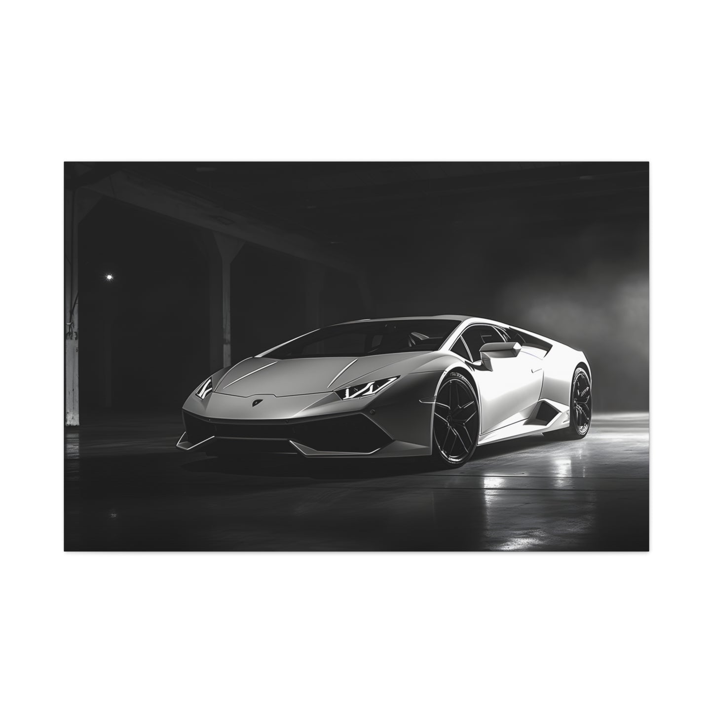 Silver Lamborghini