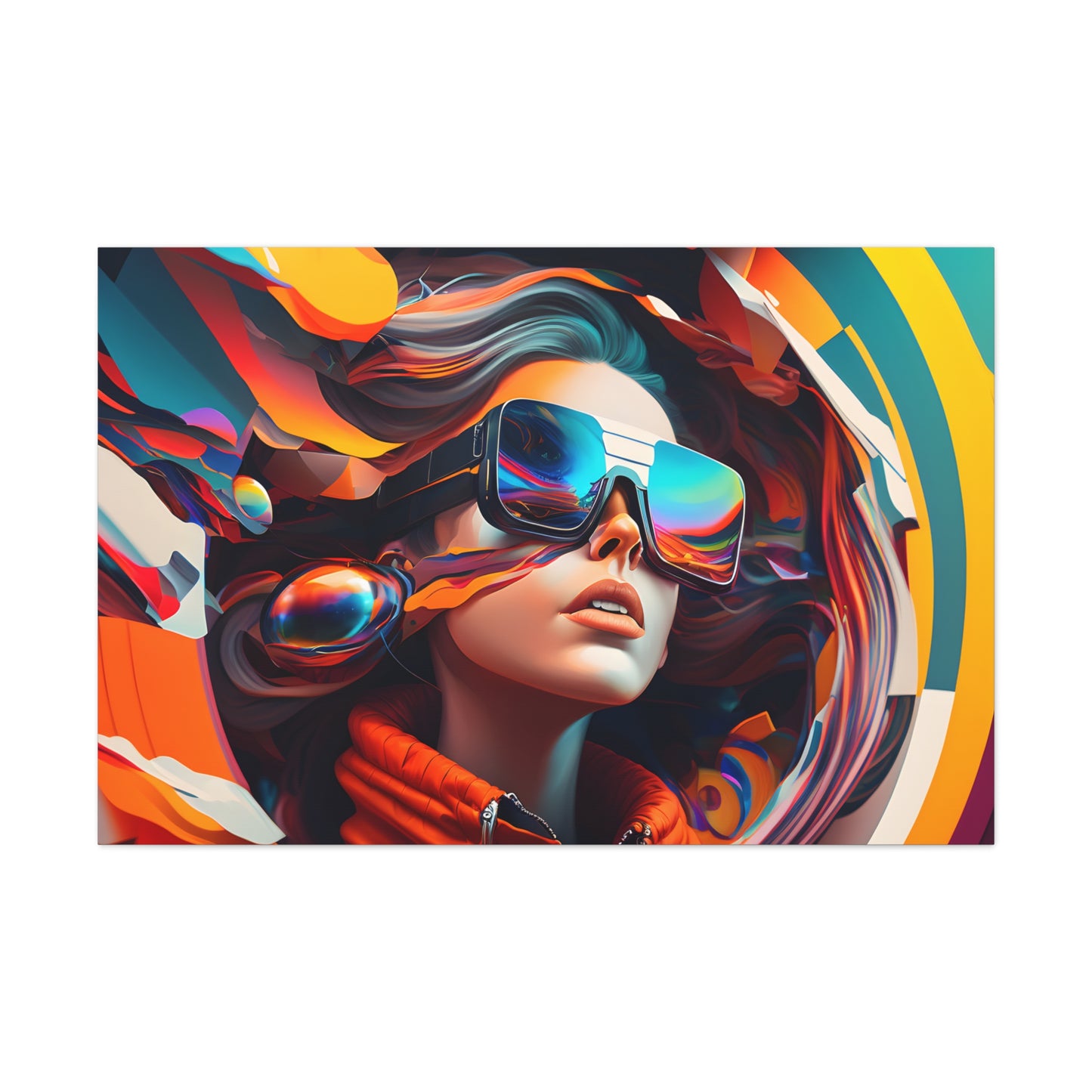 Portrait (Vibrant Melting Mercury)