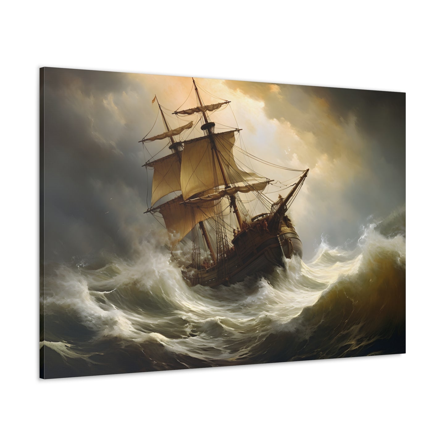 Sloop Ship Seascape