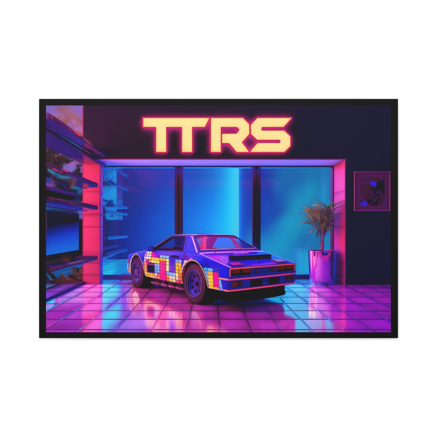 Neon Tokyo Race Car