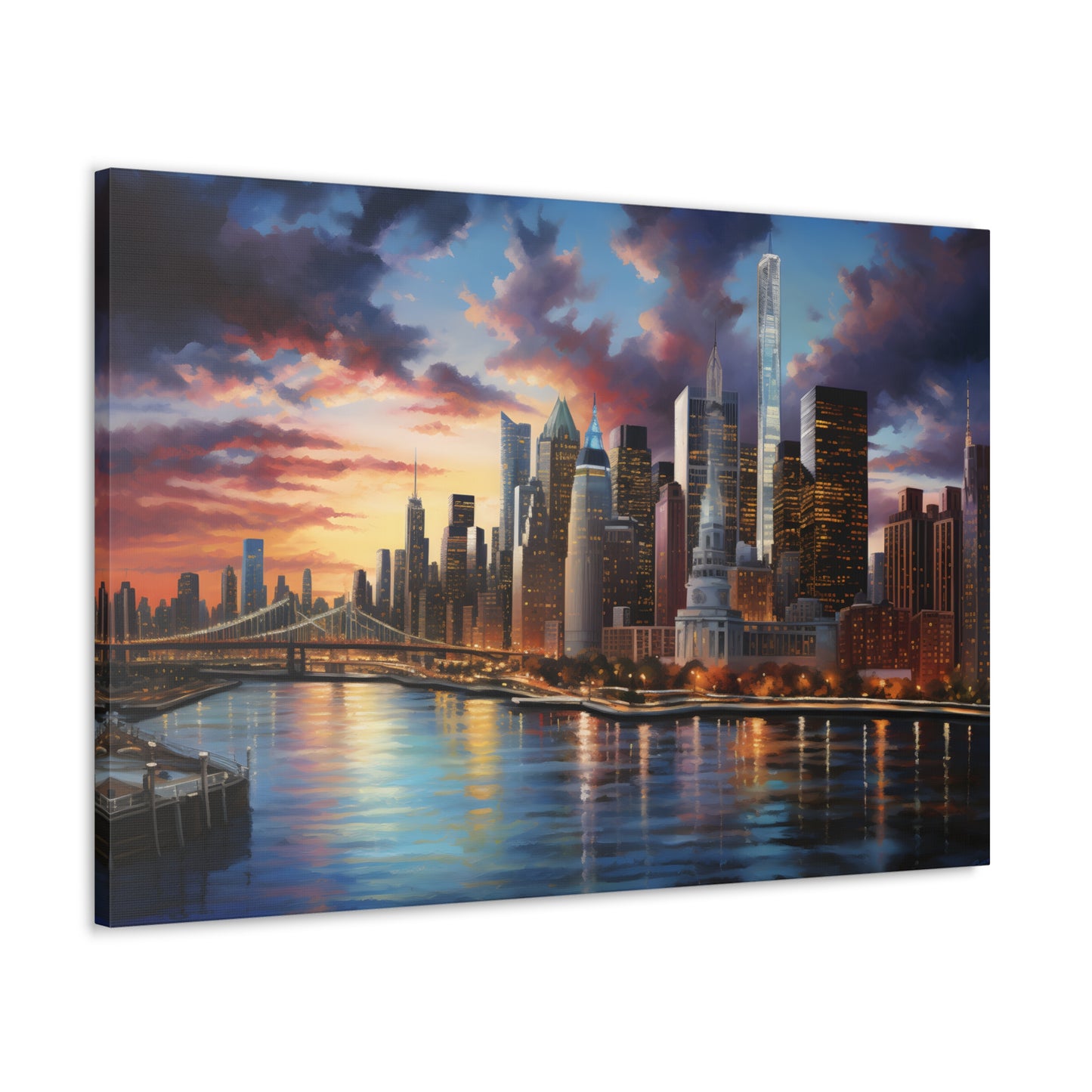 Cityscape On The River