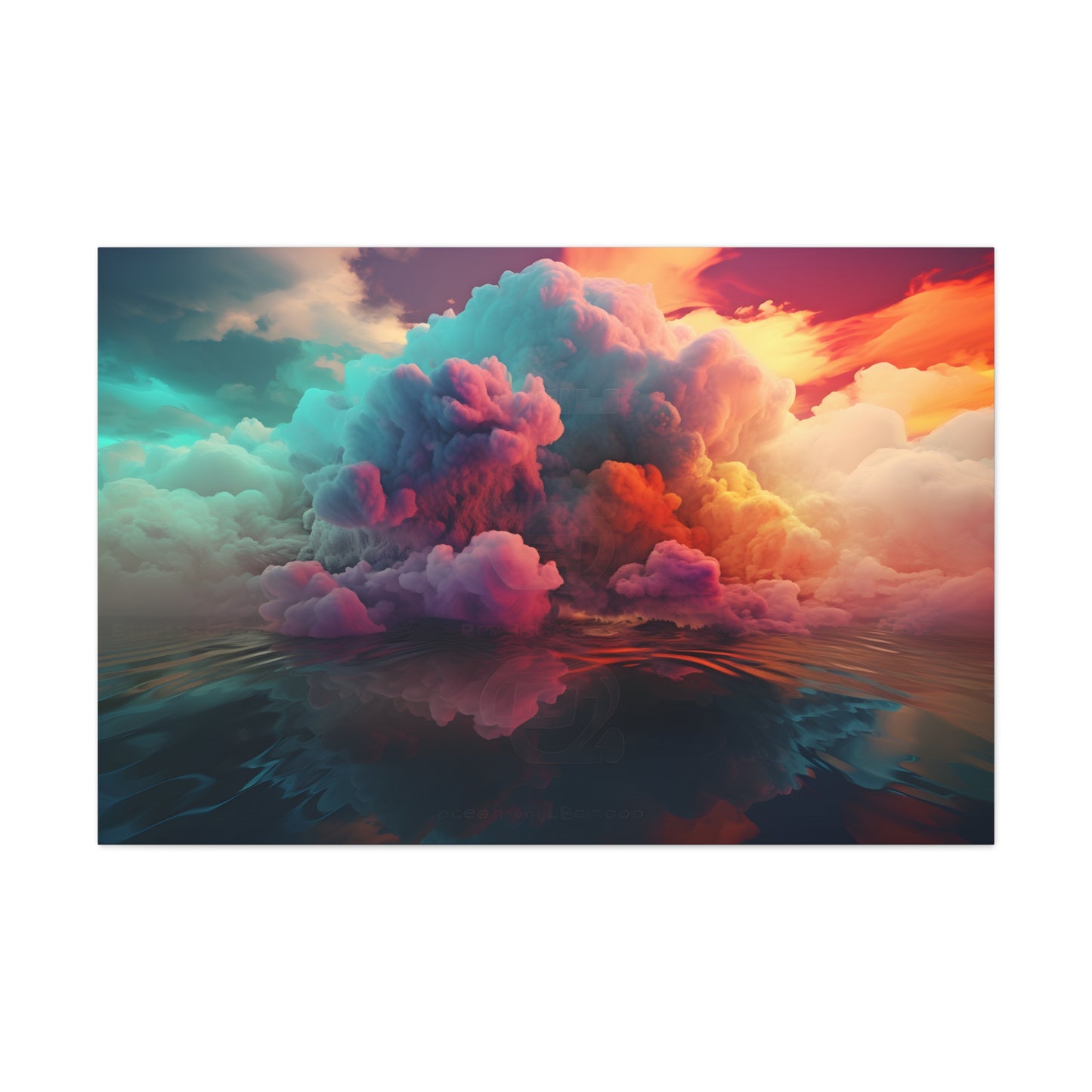 Vibrant Volcanic Blast