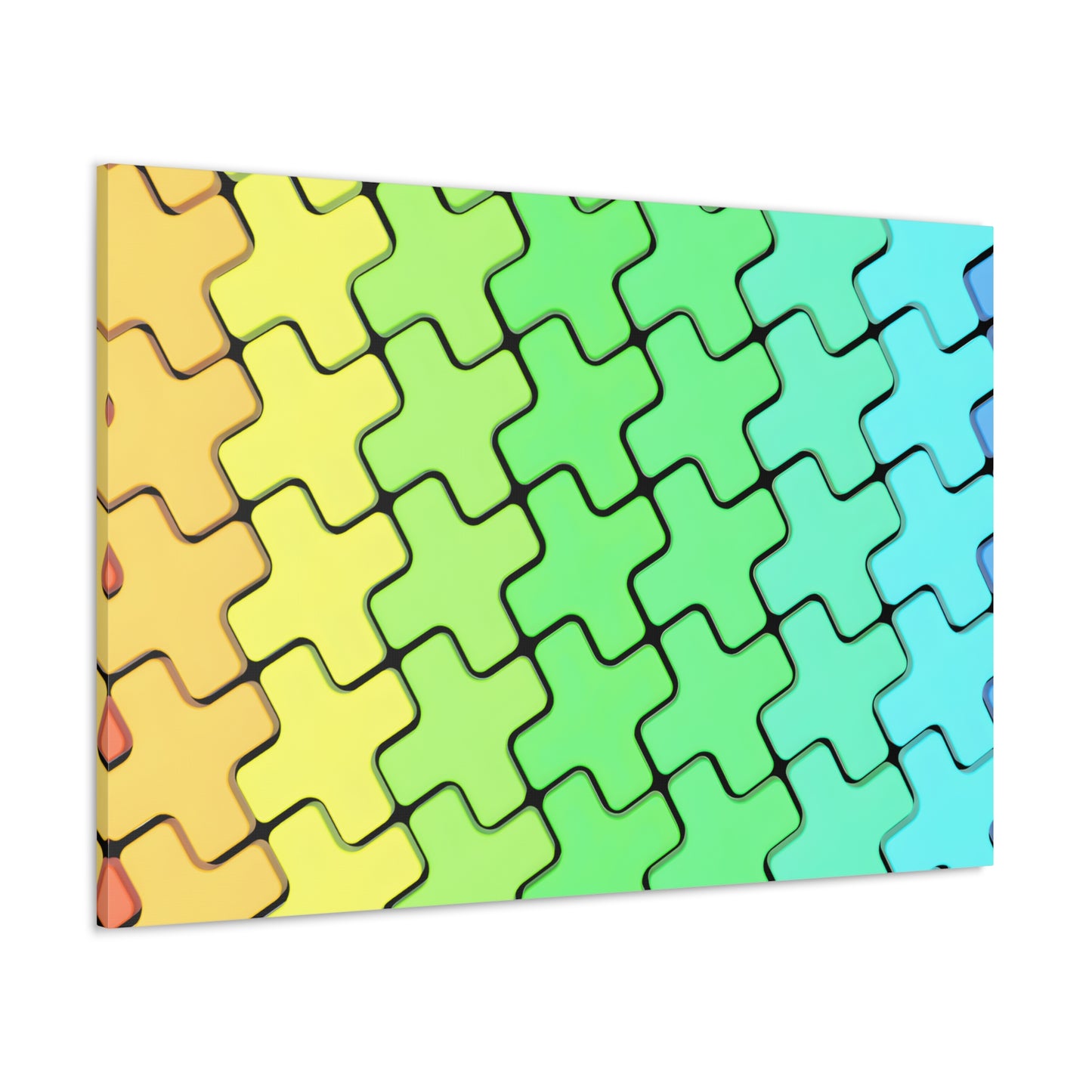 Gradient Puzzle Pieces