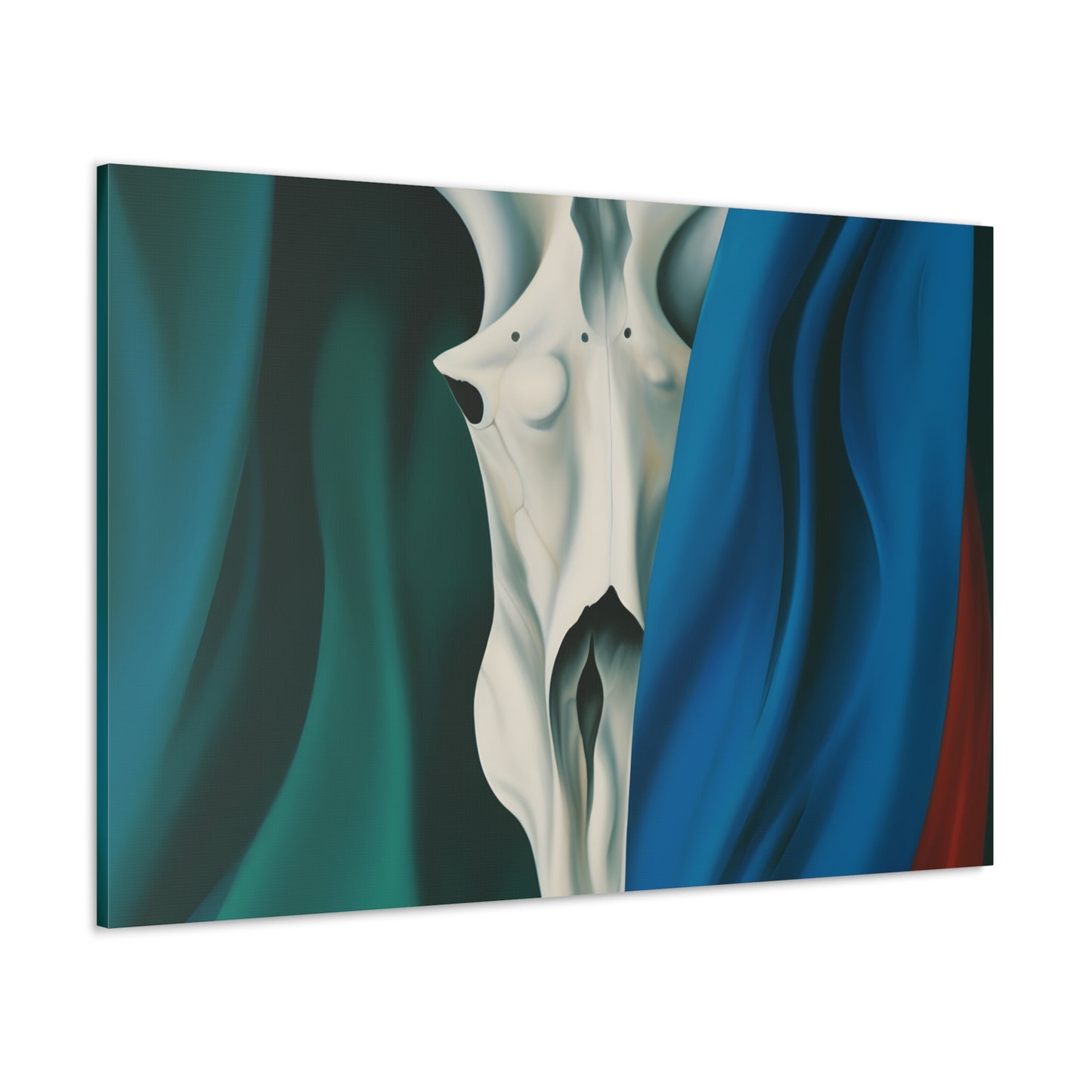 Skull Behind The Curtain