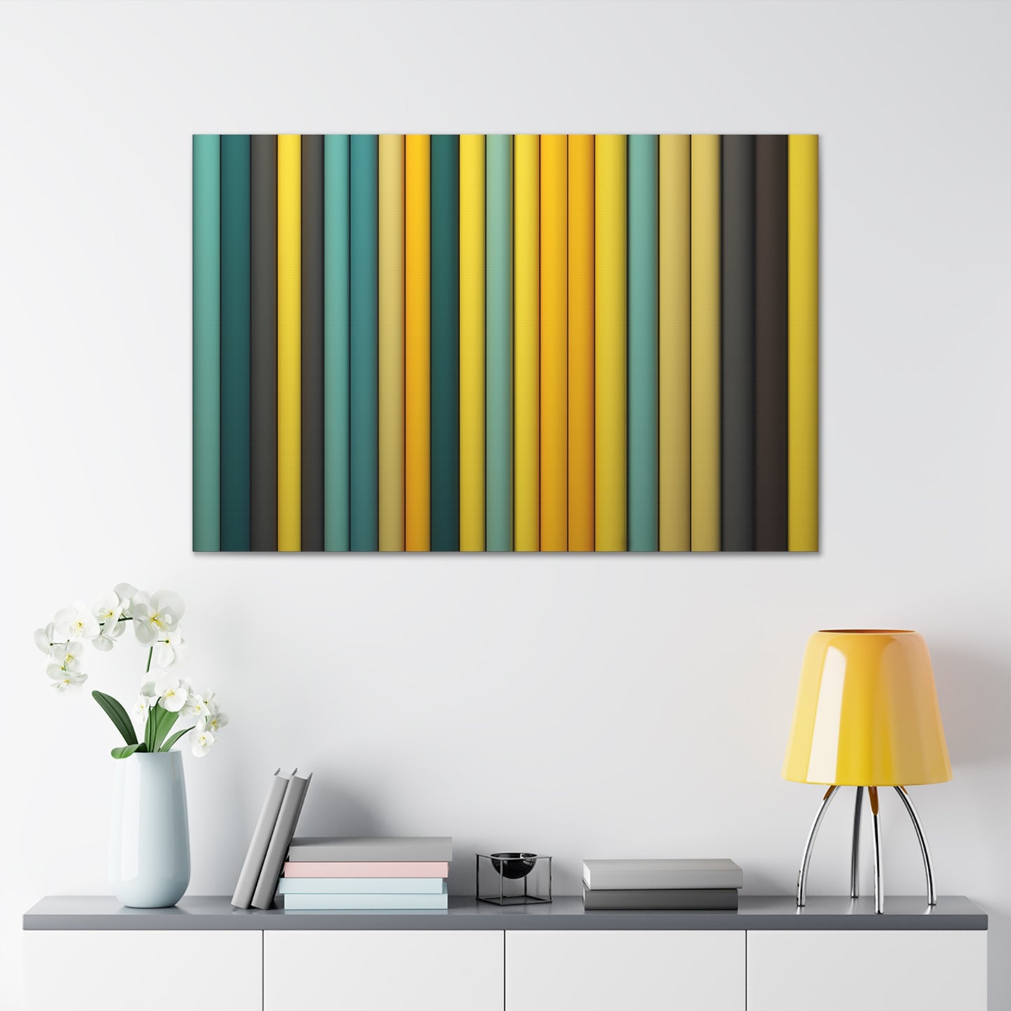 3D Lines (Black Yellow Green)