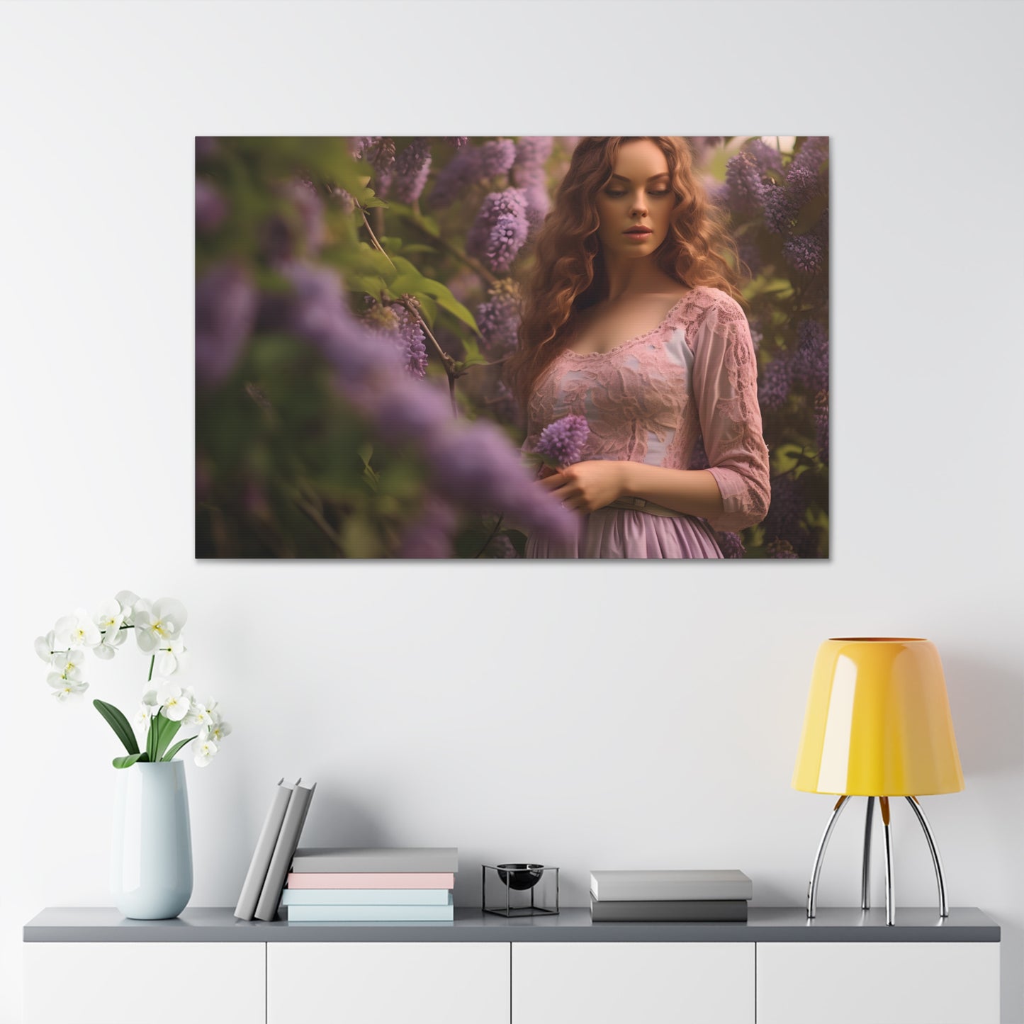 Lady In The Lilacs