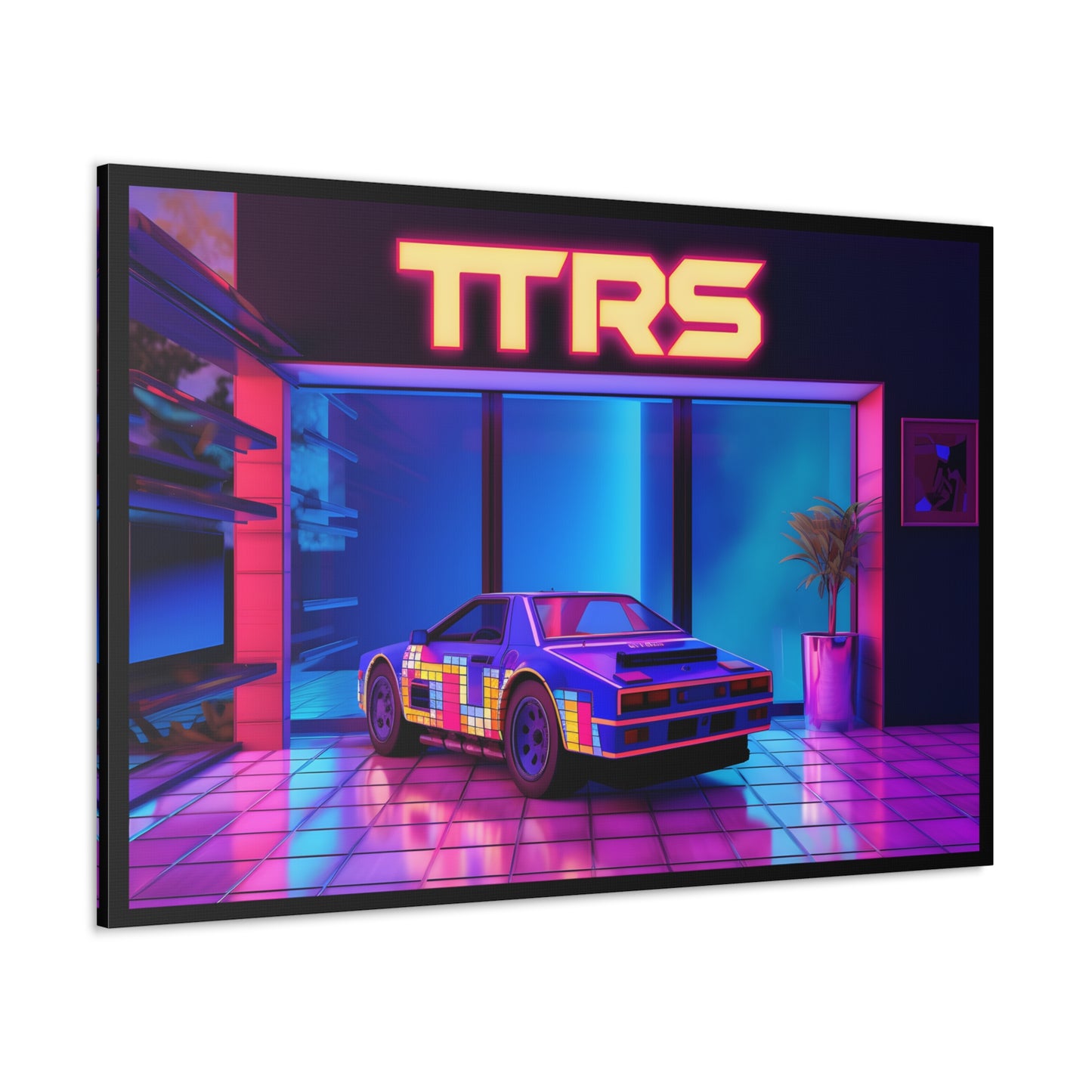 Neon Tokyo Race Car