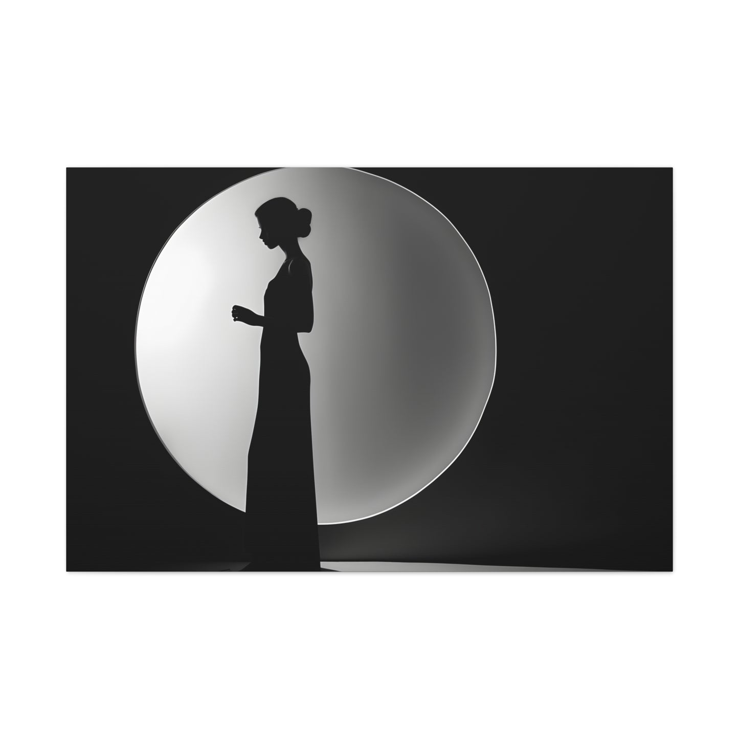 Elegant Silhouette of Beauty