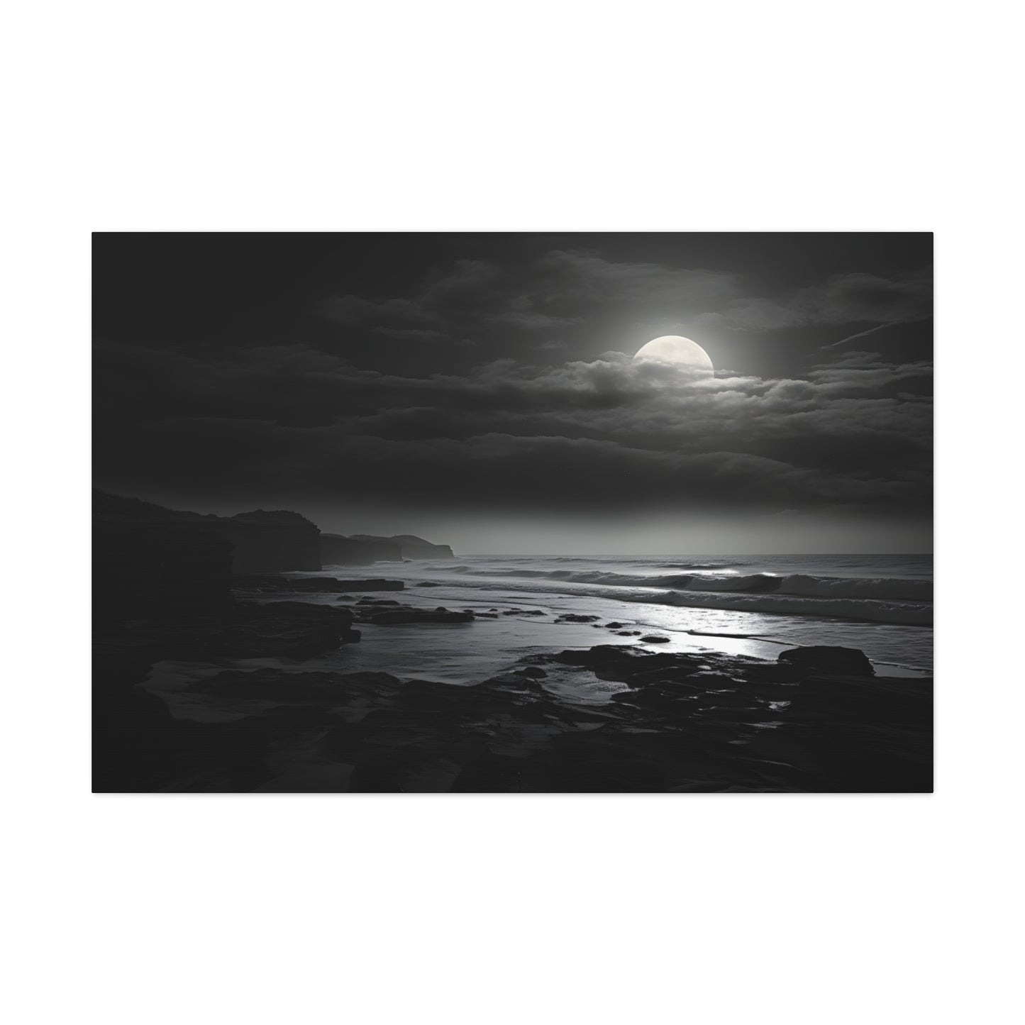 Full Moon Low Tide