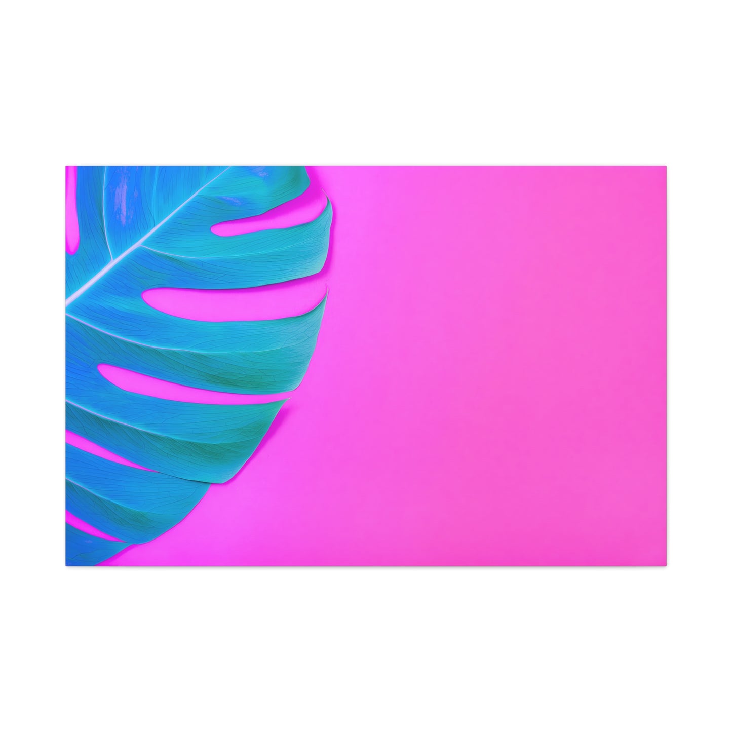 Electric Neon Leaf