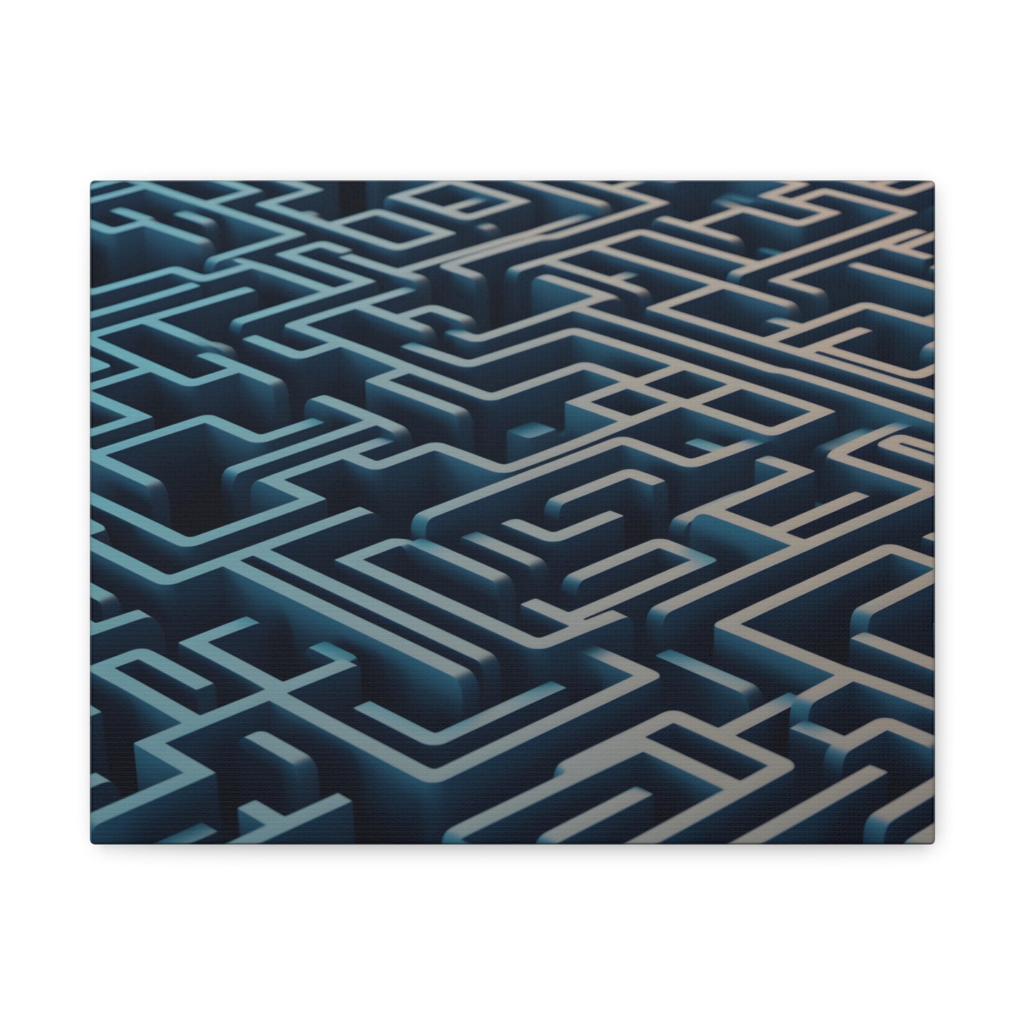 3D Maze Black Neon