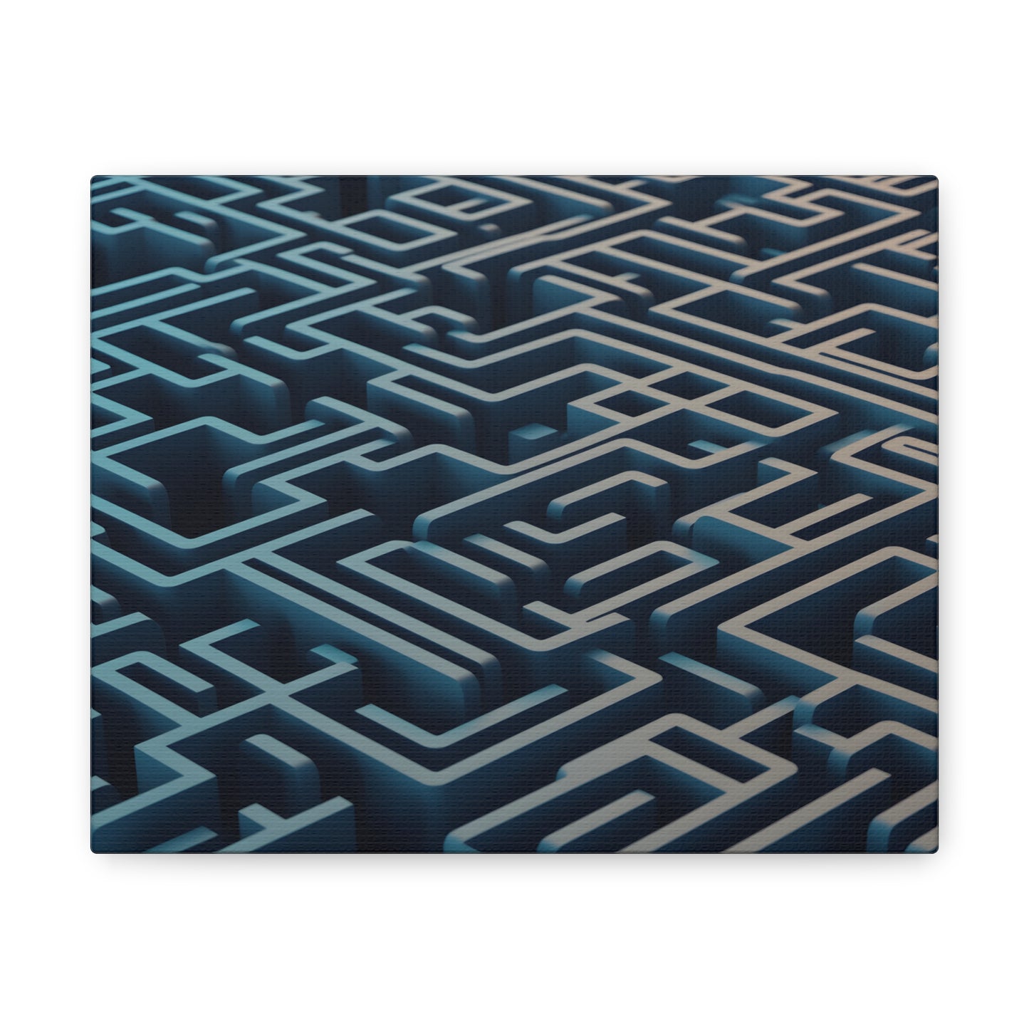 3D Maze Black Neon
