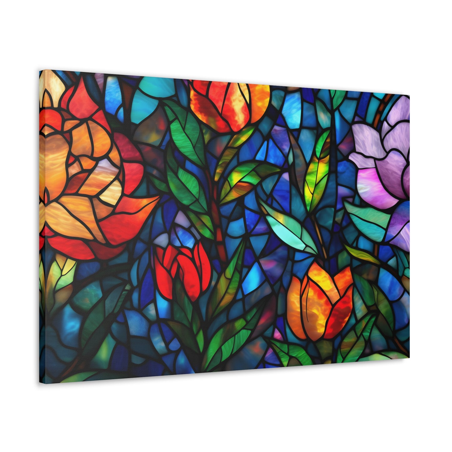 Floral Stained Glass