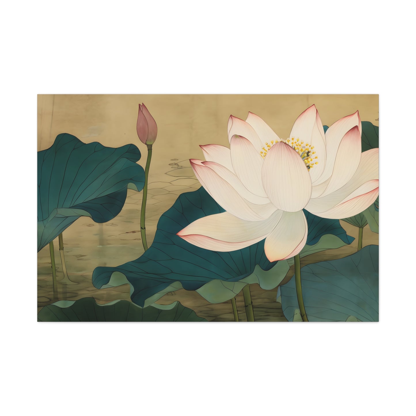 Vintage Oriental Lotus