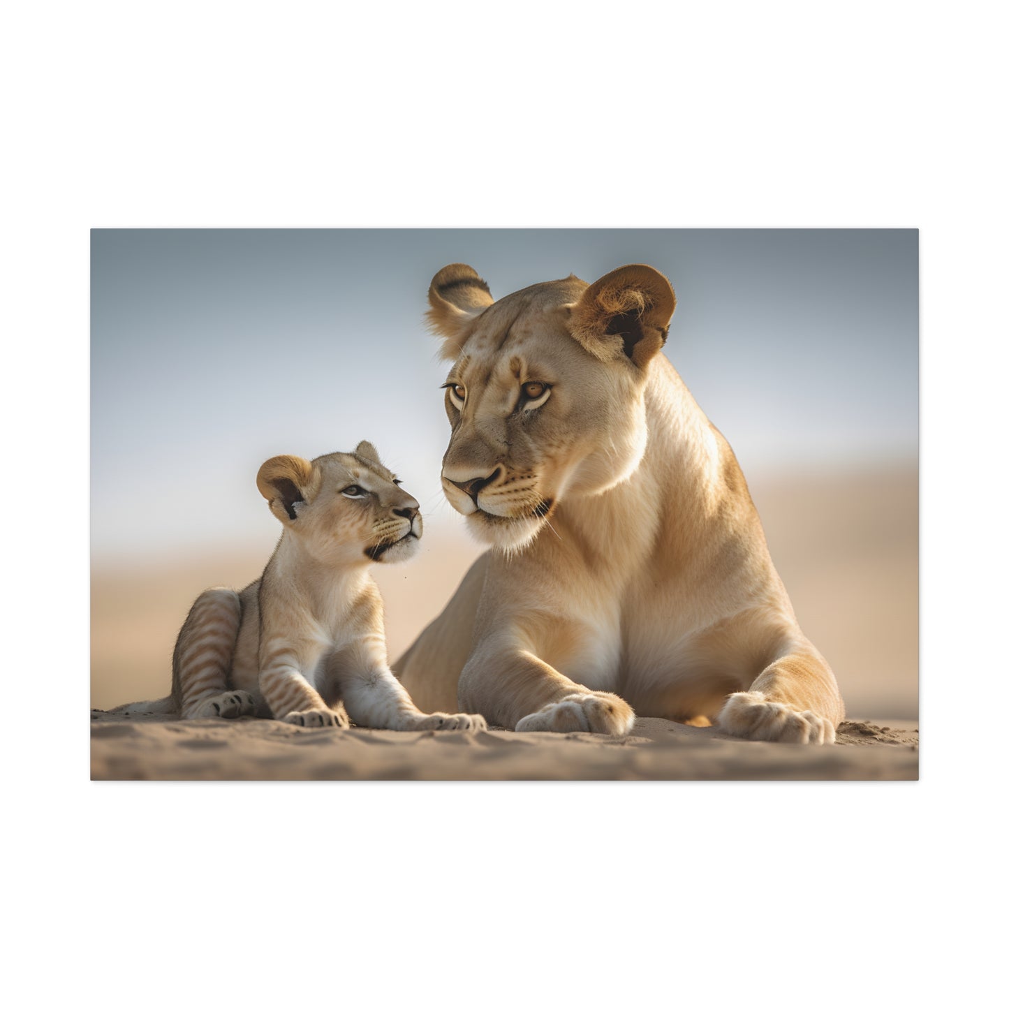 Lions (Mom & Cub)