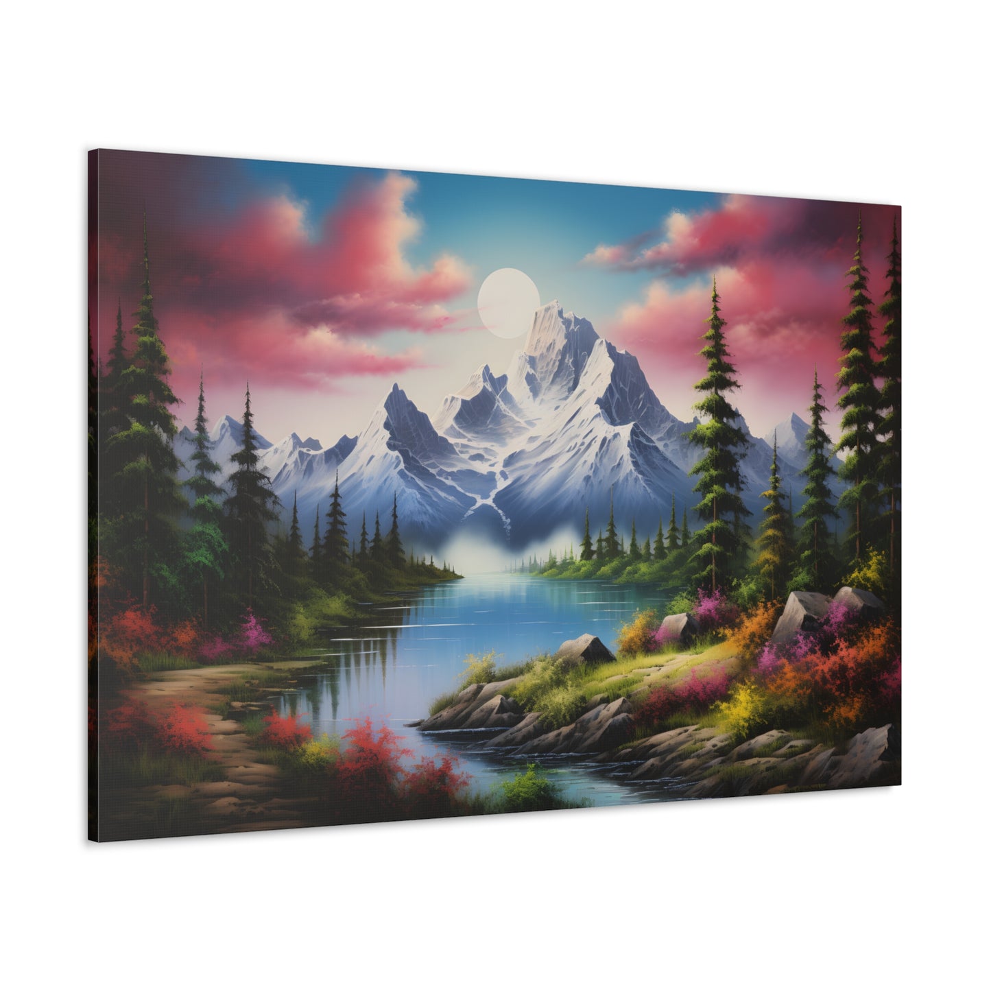 Serene Mountain Valley River