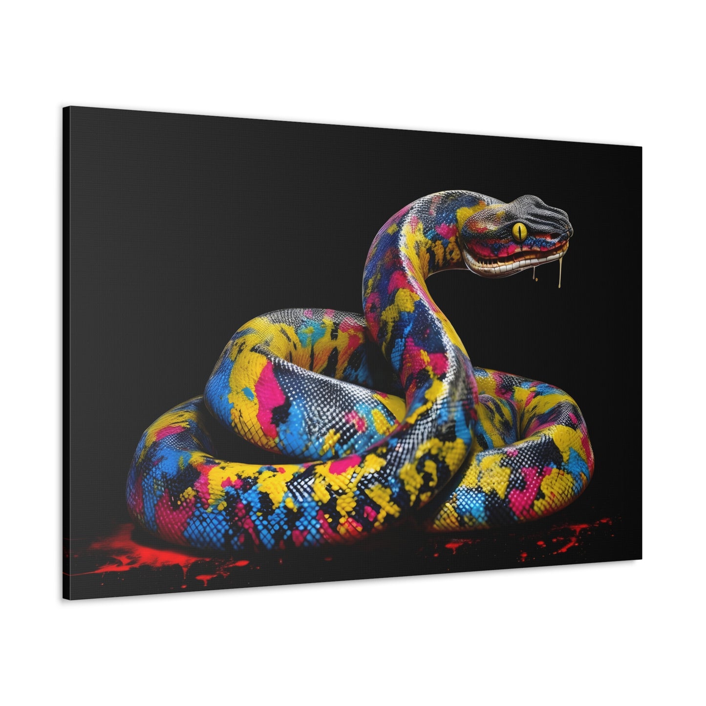 Neon Painted Python