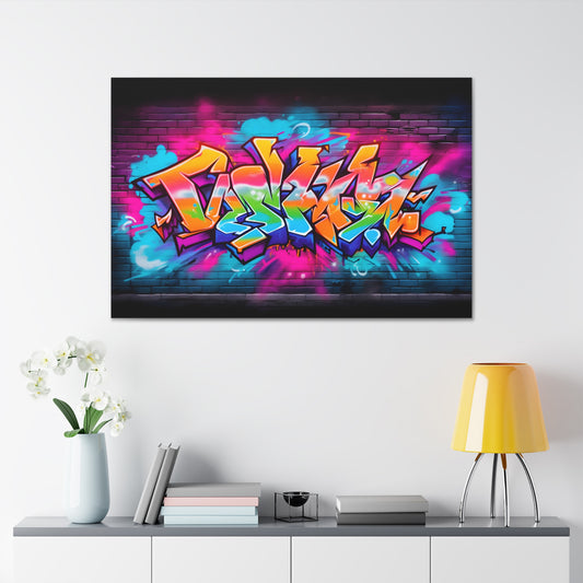 Vibrant Dayglow Graffiti