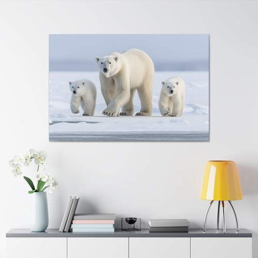 Polar Bears (Mom & Cubs)