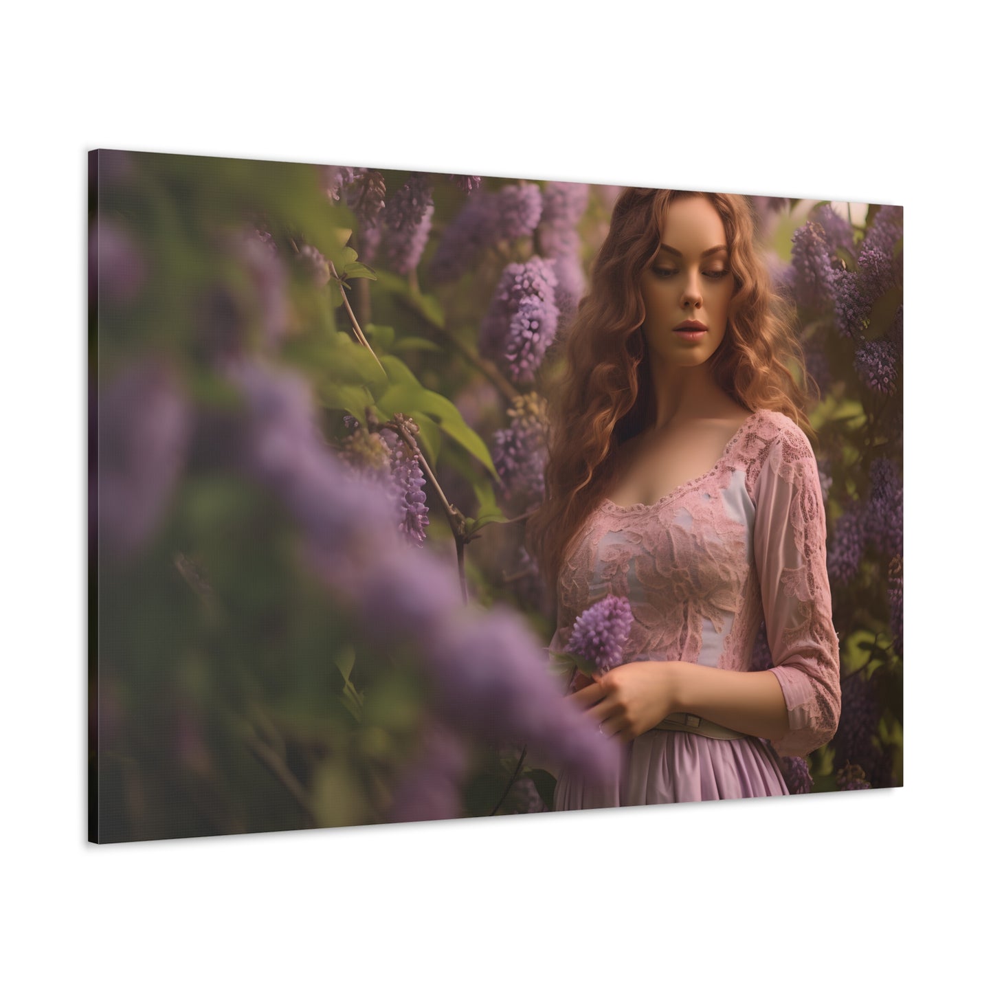 Lady In The Lilacs