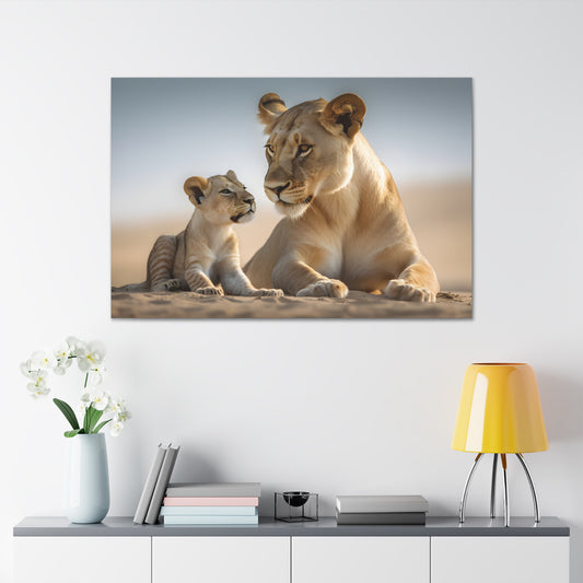 Lions (Mom & Cub)