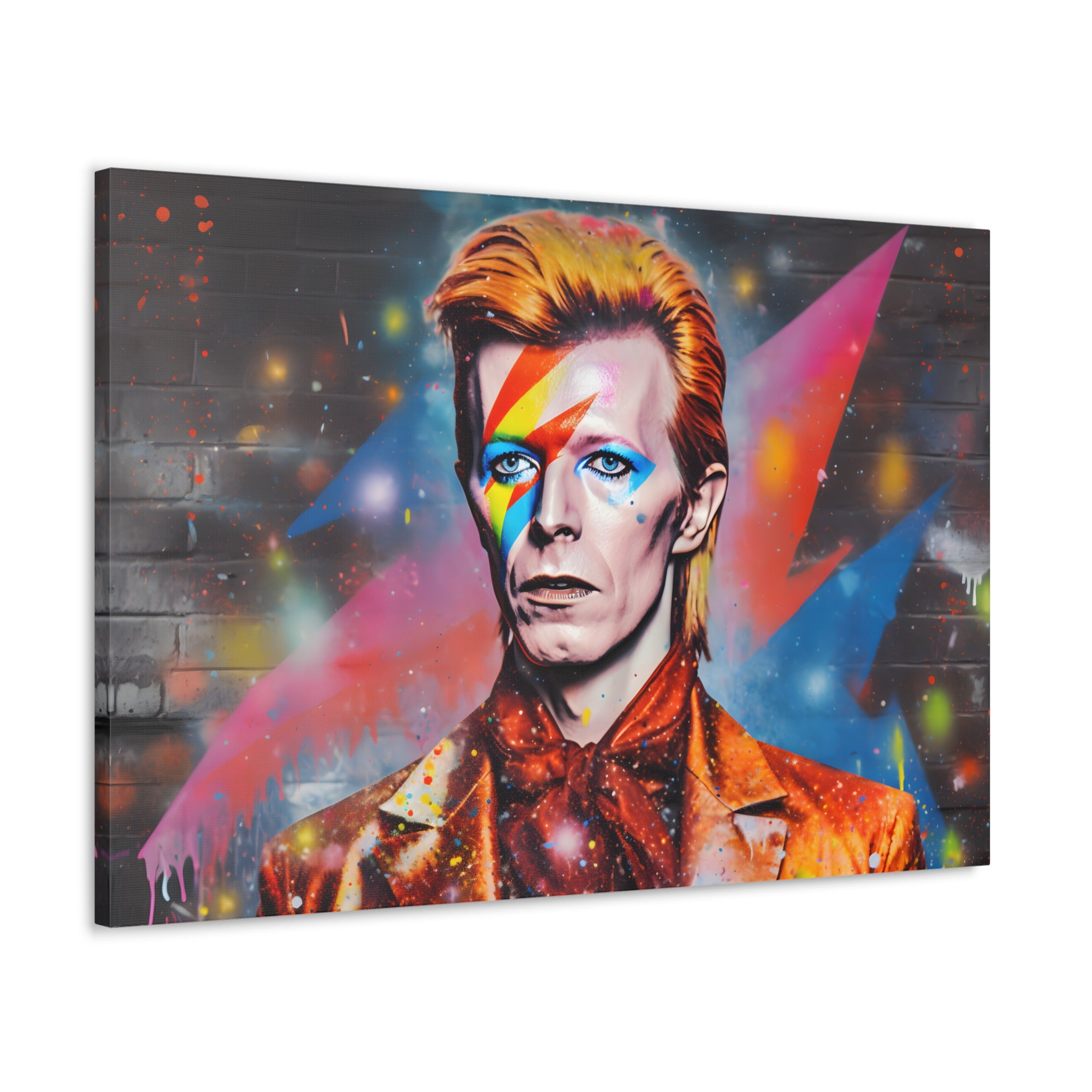 David Bowie Ziggy store canvas print 11x14x1.5