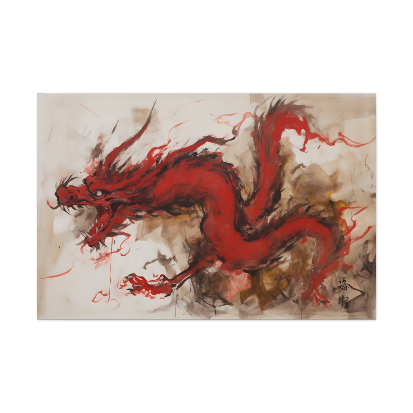 Vintage Oriental Dragon